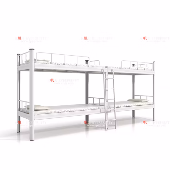 금속 기숙사 더블 이층 침대 프레임